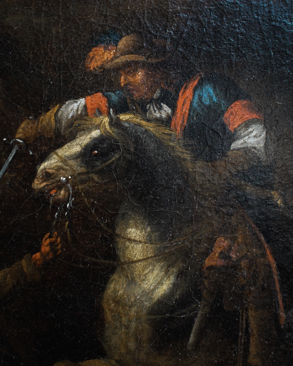 Escarmouche tumultueuse, Cercle de Pieter Snayers (1592 - 1667)-photo-4