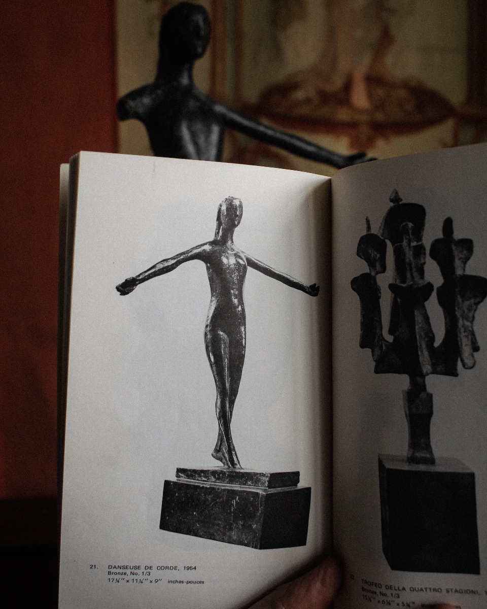 Danseur de corde, Mario Negri (1916 - 1987), Sculpture en bronze, 1954-photo-4