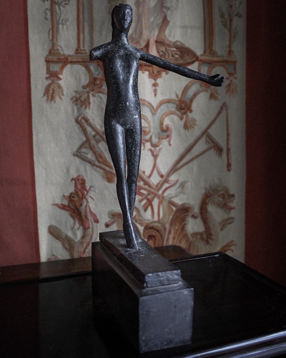 Danseur de corde, Mario Negri (1916 - 1987), Sculpture en bronze, 1954