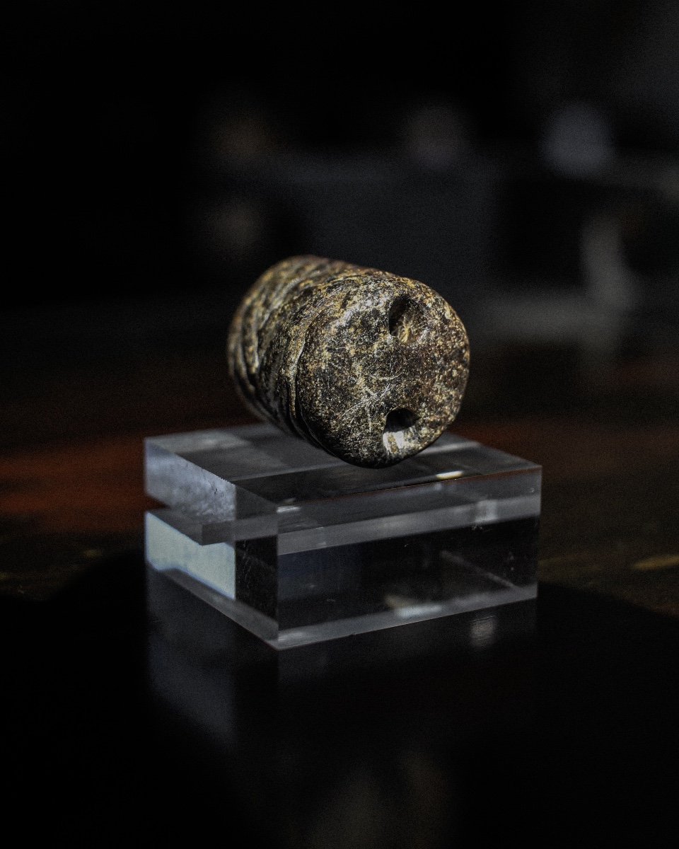 Sceau cylindrique en stéatite à décor de feuillage, période Jemdet Nasr (3100-2900 av. J.-C.)-photo-3