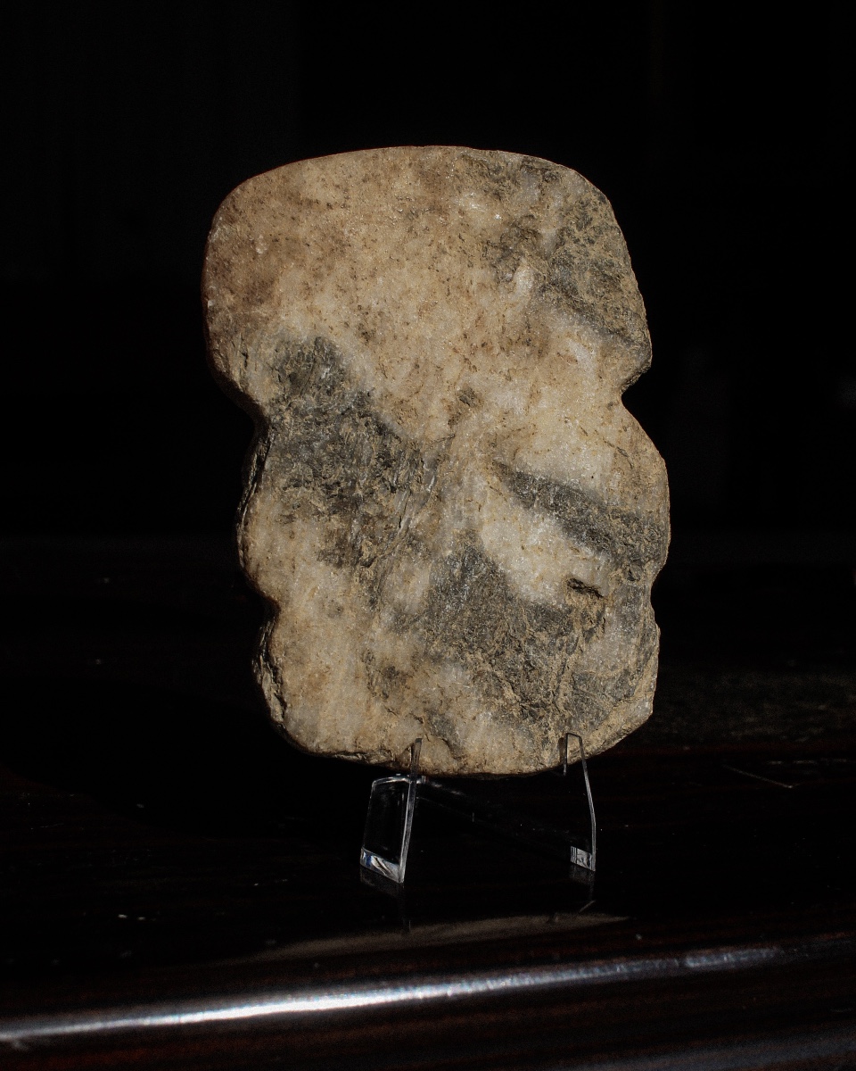 Colima Stone Effigy Preform On Stand-photo-2