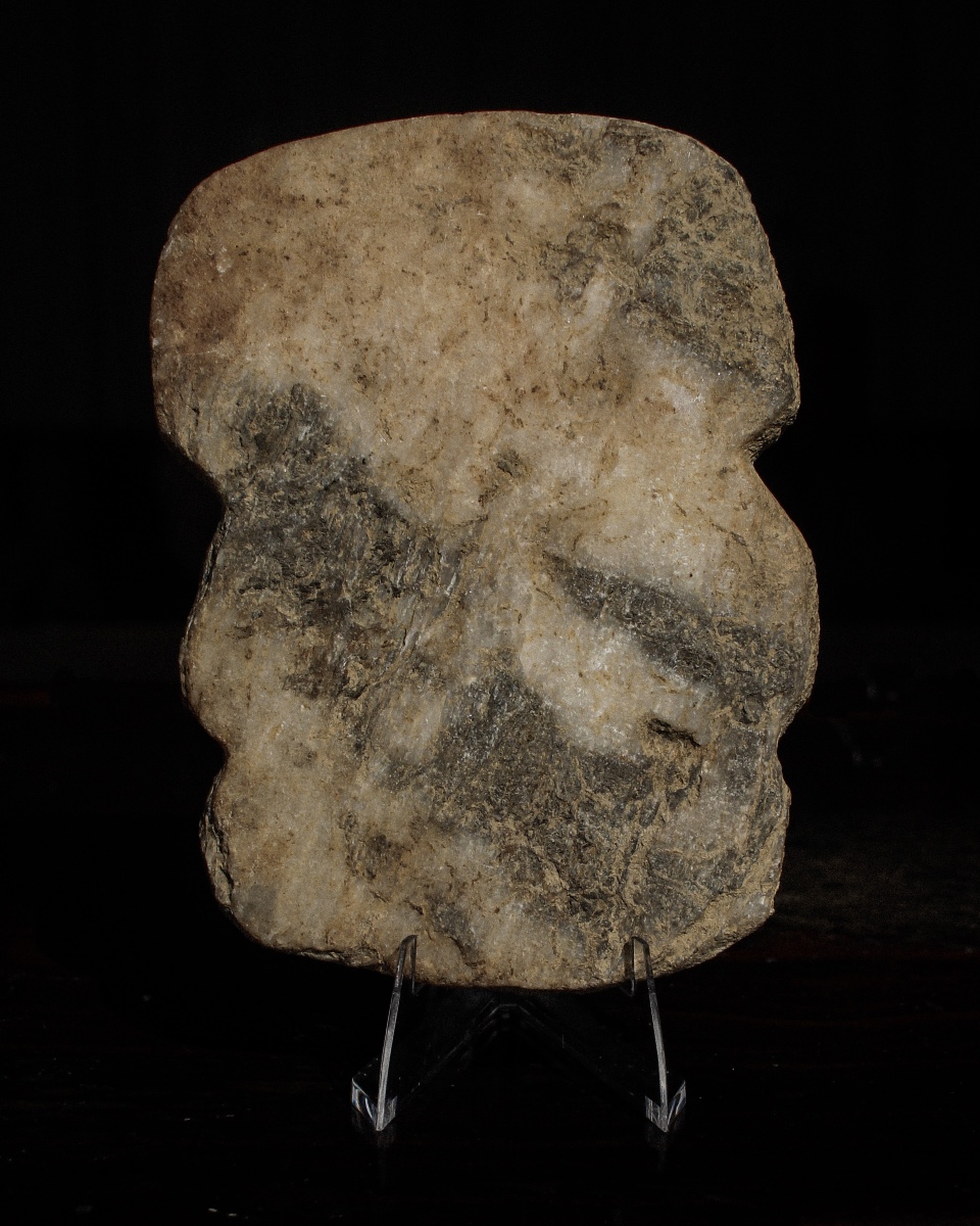 Colima Stone Effigy Preform On Stand-photo-3