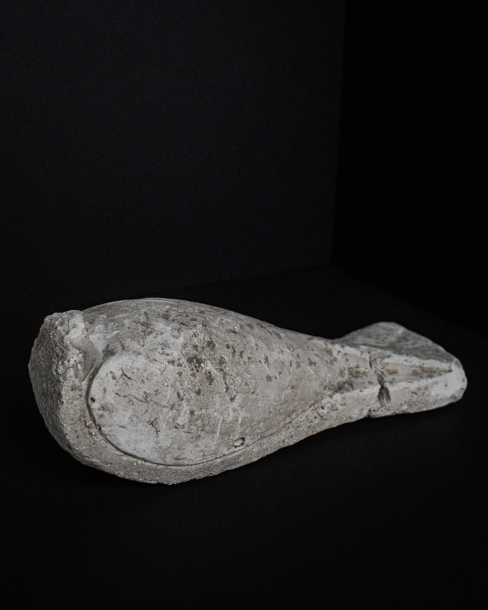 Egyptian Limestone Ibis Body On Base, Middle Kingdom (2040-1782 B.c.).-photo-4