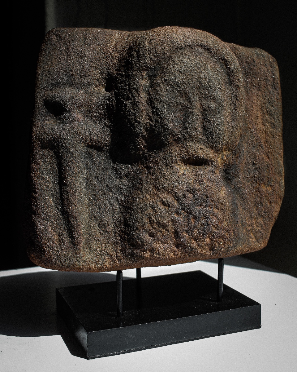 Rare Sandstone Effigy Of A 12th Century Templar Knight, On Its Base