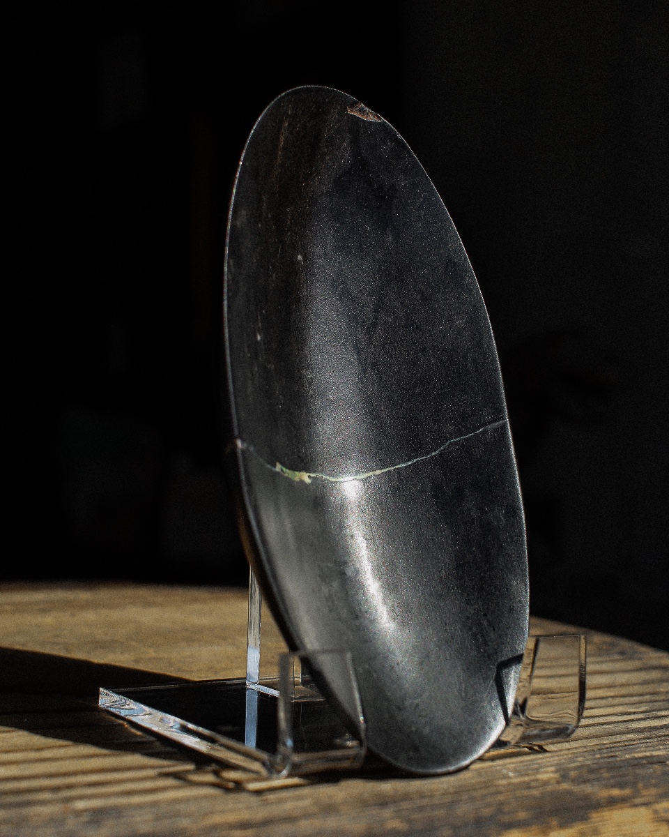 Black Schist Offering Plate From Ancient Egypt, Predynastic Period Of Naqada Ii