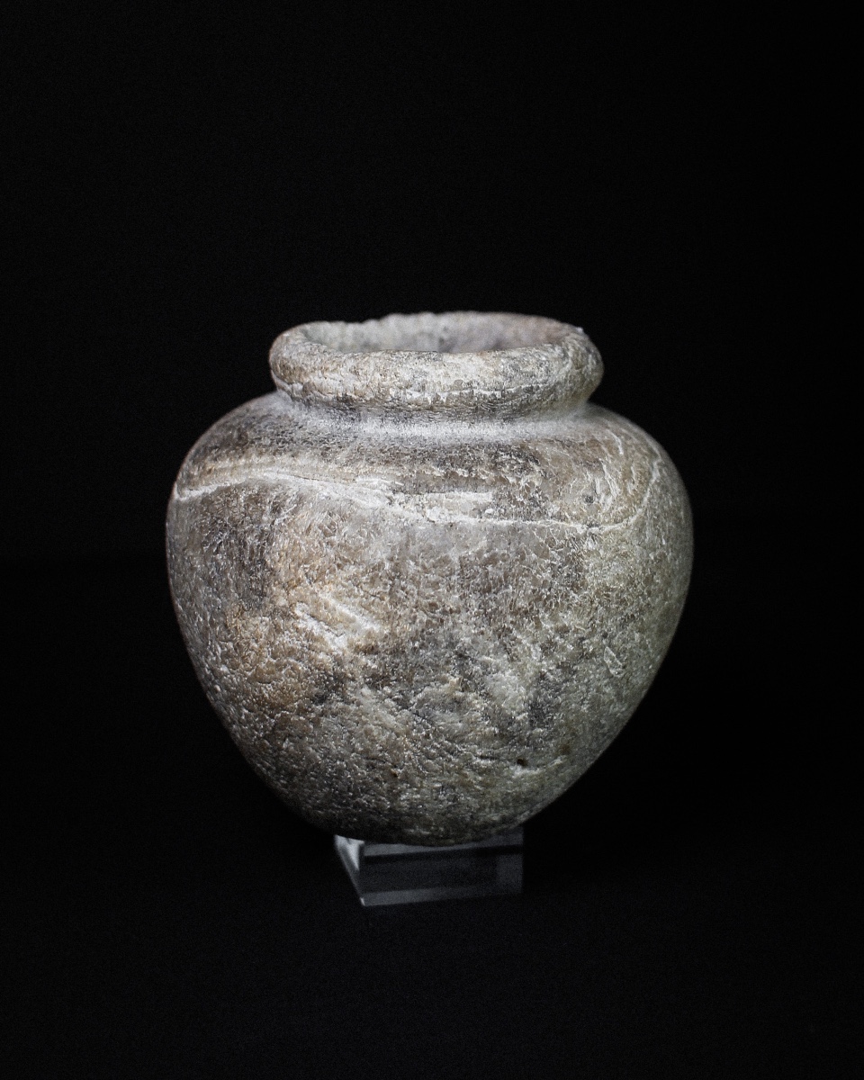 Marble Vase From The Middle Kingdom Of Egypt (2040-1782 Bc)
