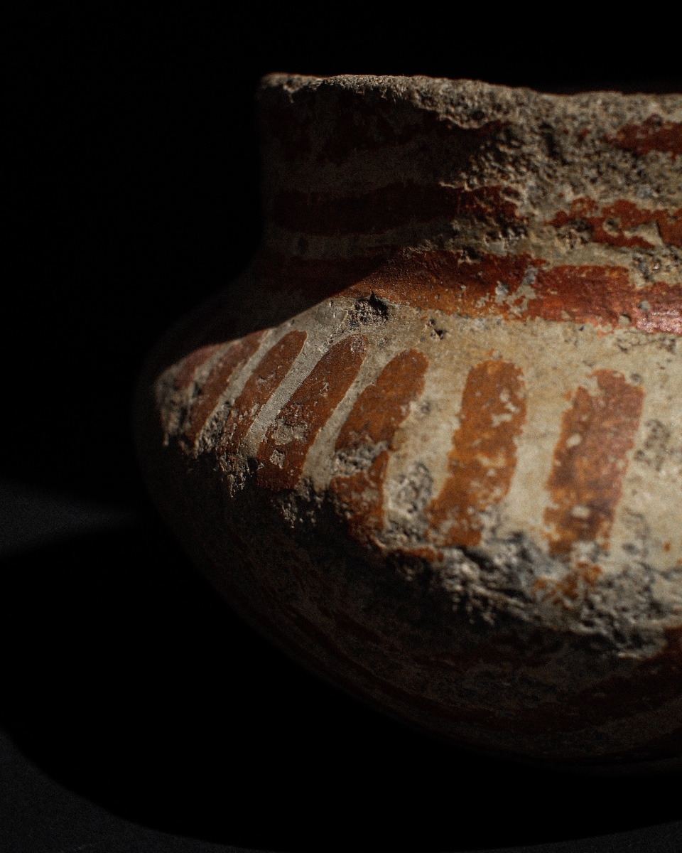 Painted Vase From Hacilar, Anatolian Chalcolithic Period-photo-4