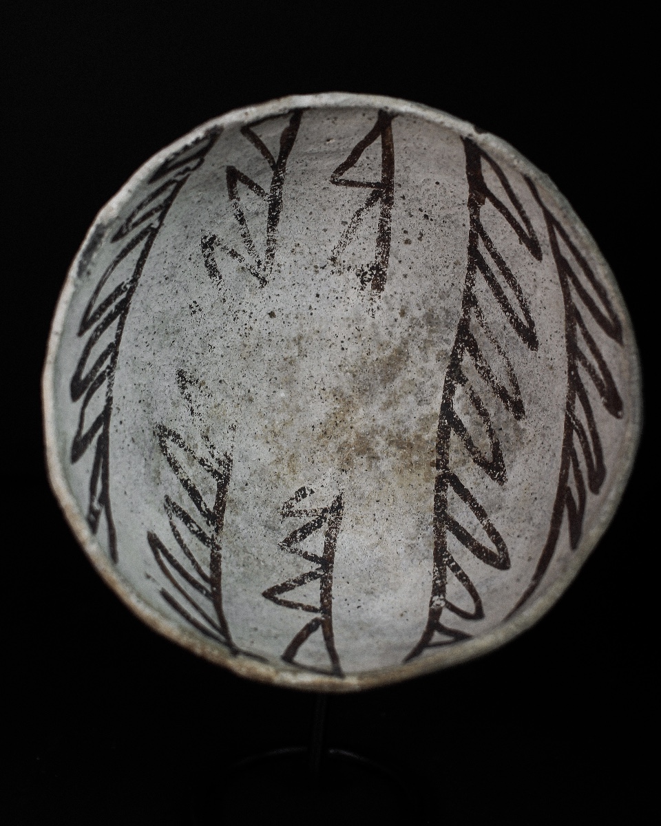 Bowl Decorated With Foliage From The Ancestral Anasazi Pueblos-photo-2