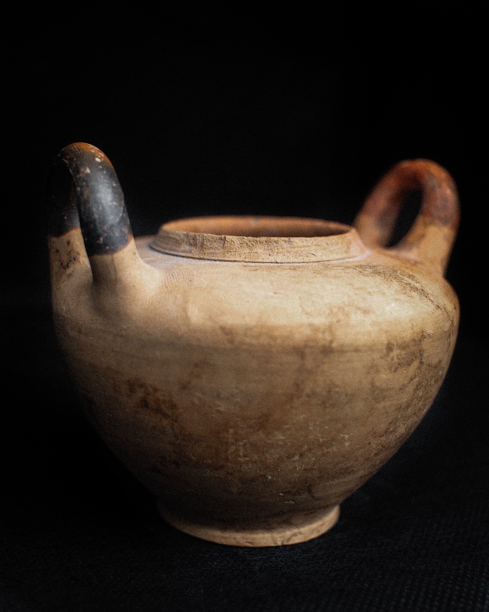 Greek Corinthian Lebes Gamikos Vessel