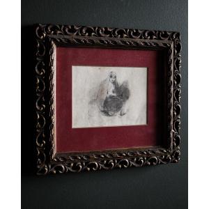 Femme en deuil dans son cabinet de travail, Sir John Watson Gordon (1788 - 1864)