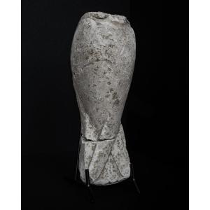 Egyptian Limestone Ibis Body On Base, Middle Kingdom (2040-1782 B.c.).