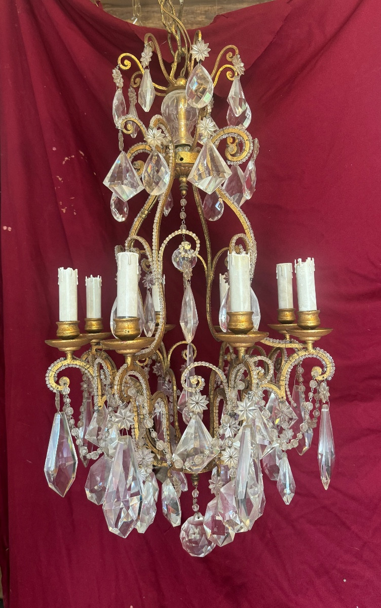 Lustre 6 Lumières Cage