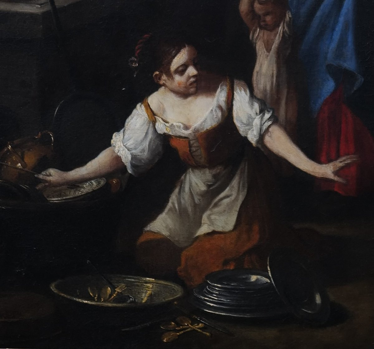 École italienne du XVIIIe siècle Suiveur de Giuseppe Maria Crespi (115 x 94 cm)-photo-2