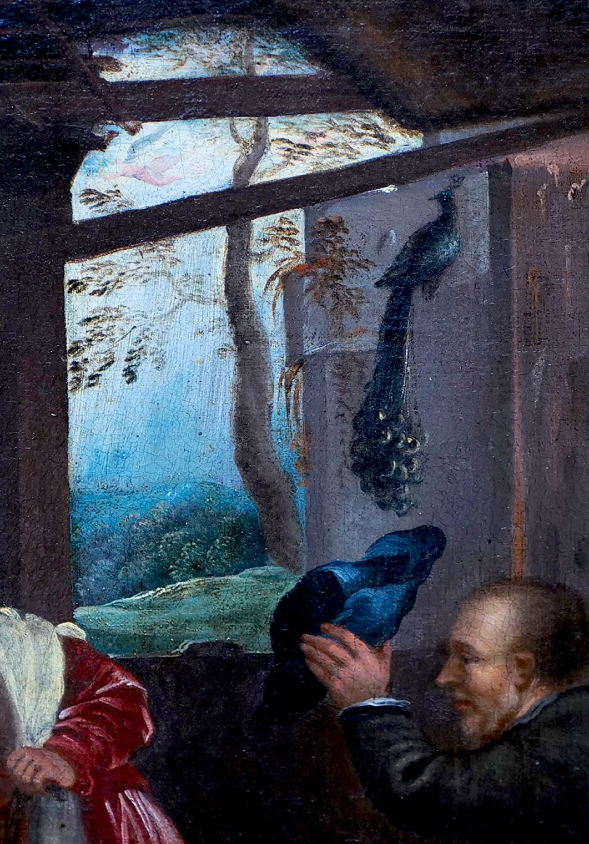 Nativity - Northern School - 17th Century - 64 X 51 Cm-photo-4