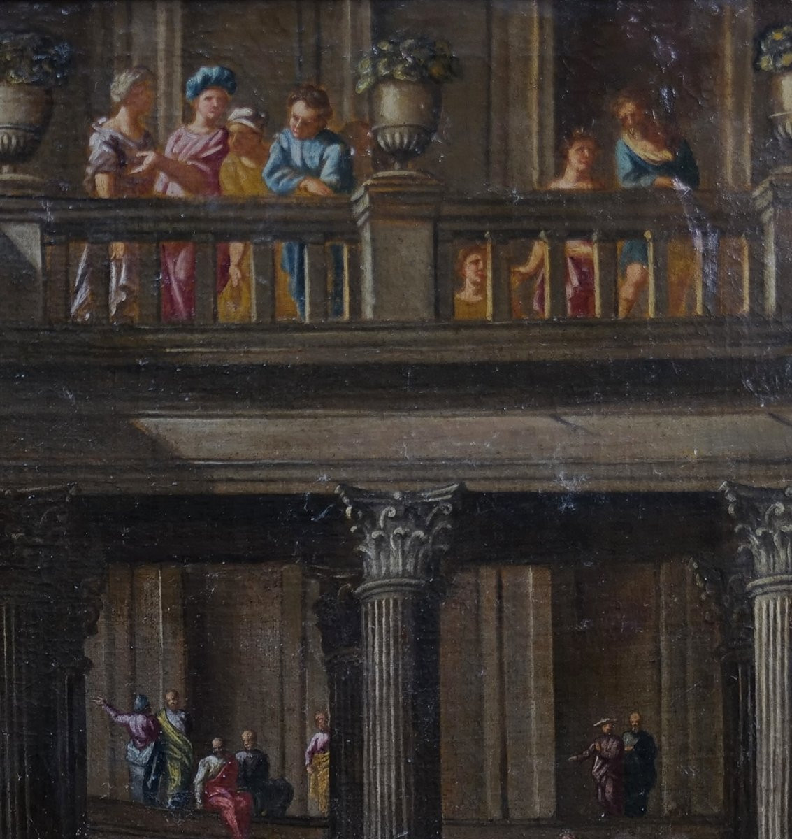 Late 17th-century Romano-bolonese School (82 X 121 Cm) In The Manner Of Jean Lemaire-photo-2