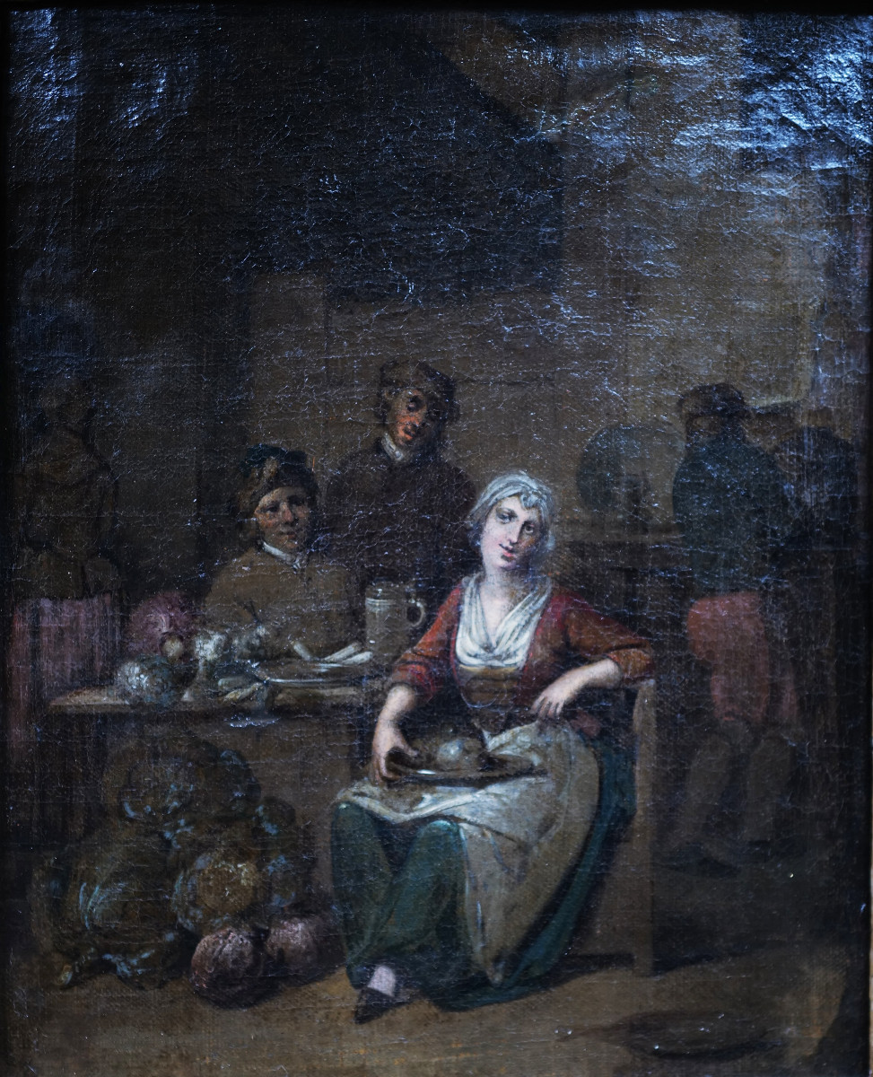 École flamande XVIIIe, (43 X 35,5 cm) attribuée à Jan Baptiste Lambrechts-photo-2