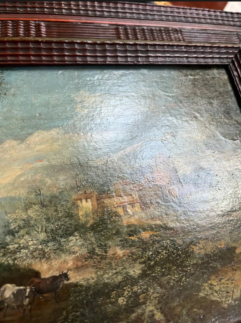 Roman School, C. 1700, Follower Of Gaspard Dughet (1615–1675); Dimensions: 21 × 16 Cm-photo-5
