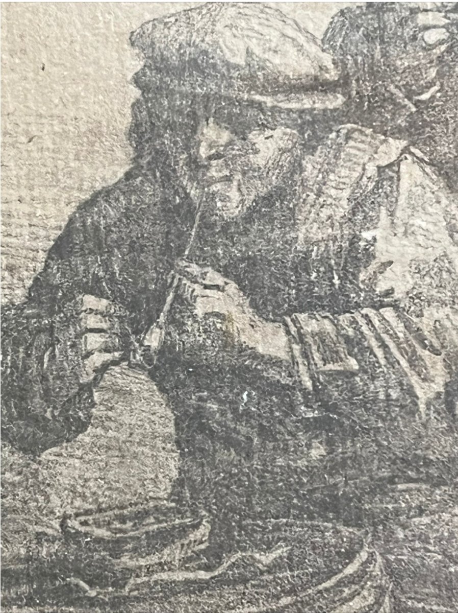 Flemish Or Dutch School - Late 18th Century - 48 X 40 Cm - Drinkers At An Inn-photo-1