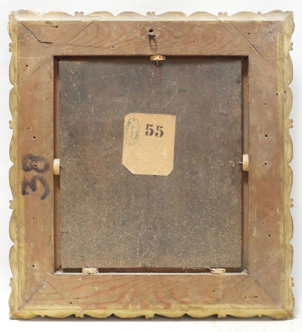 Mid-19th-century Flemish School (oil On Panel) 27 × 24 Cm (without Frame)-photo-4