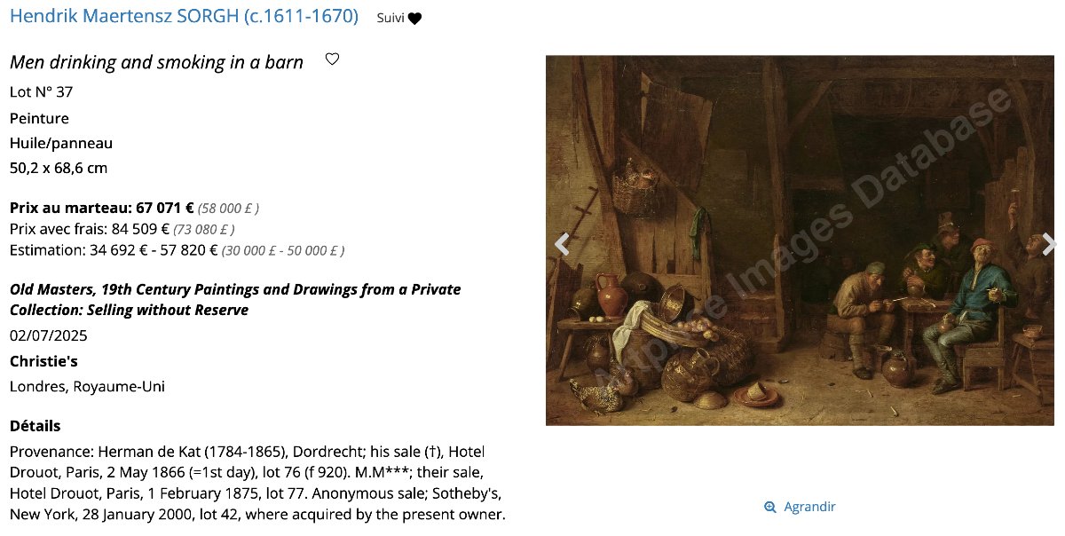 17th-century Flemish - Hendrick Martensz Sorgh (1611–1670) Kitchen Scene  - 100 × 81 Cm-photo-2