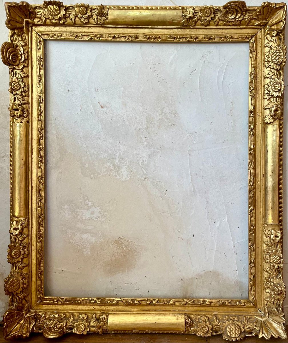 Carved And Gilded Wooden Frame, Early 18th Century — 86 × 101 Cm