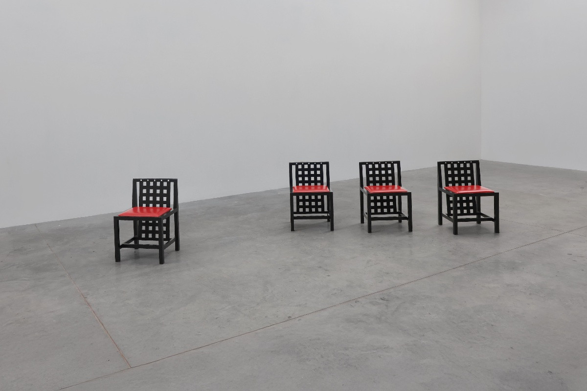 Ensemble De 4 Chaises De Salle à Manger Ds3 Par Charles Rennie Mackintosh Pour Atelier Int-photo-8