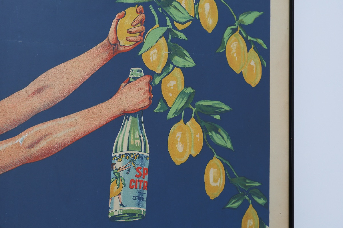 Large Rare And Famous Art Deco Poster By Geo For Spa, Belgium, 1920s-photo-2