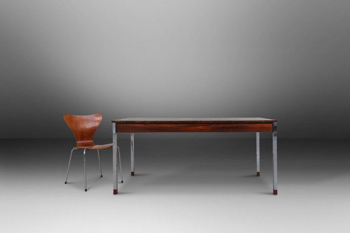 Dining Table Attributed To Alfred Hendrickx Of Belform, 1960s-photo-2
