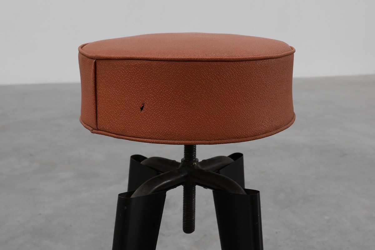 Tabouret Clemenceau emblématique d'André Domin et Marcel Genevière, France 1957-photo-5