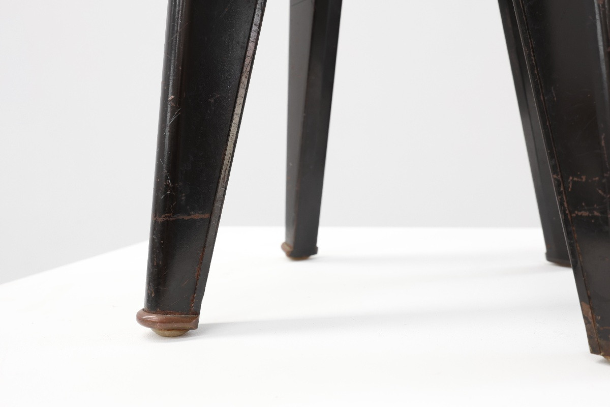 Tabouret Clemenceau emblématique d'André Domin et Marcel Genevière, France 1957-photo-8