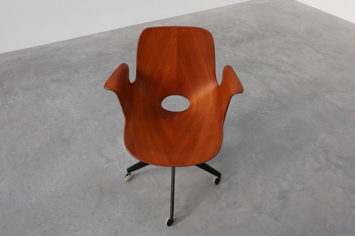 Medea Office Chair By Vittorio Nobili For Fratelli Tagliabue, Italy 1950s-photo-1