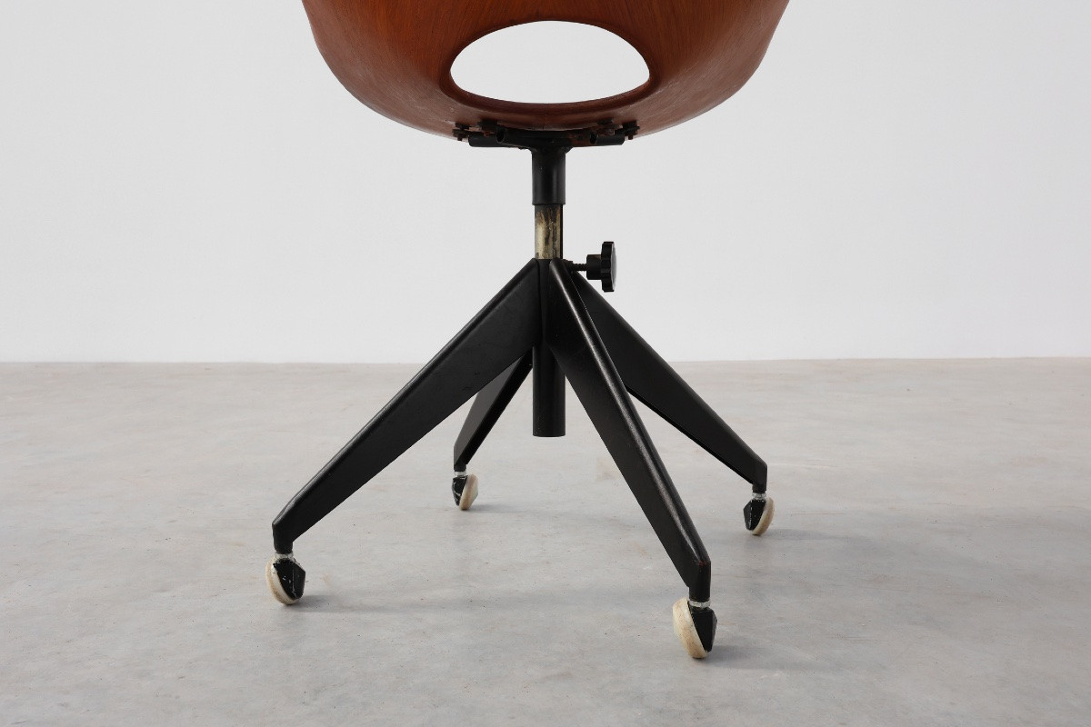 Medea Office Chair By Vittorio Nobili For Fratelli Tagliabue, Italy 1950s-photo-4