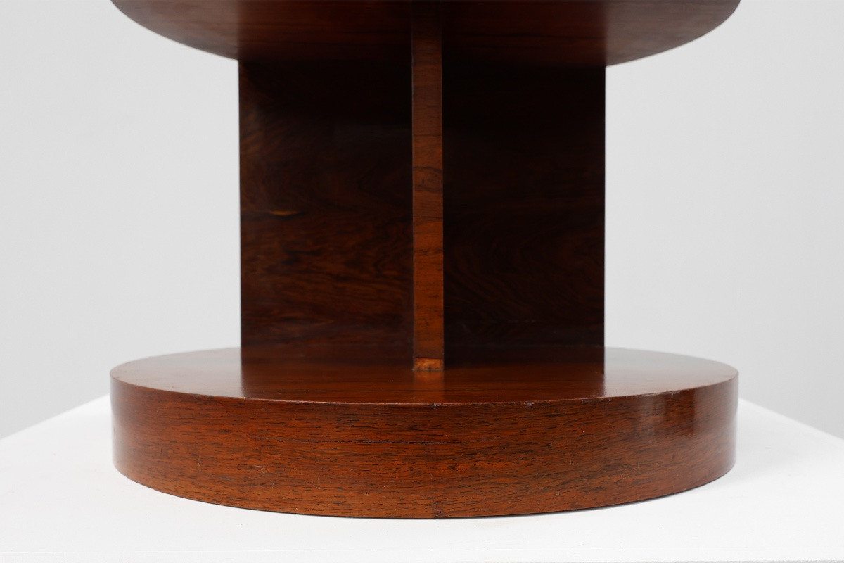 Table de chevet ou armoire en bois de Michel Dufet de style Art déco, France vers 1930-photo-4