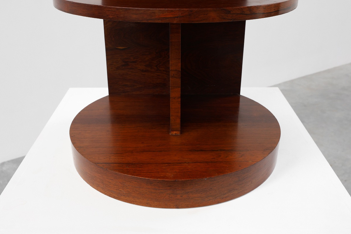Table de chevet ou armoire en bois de Michel Dufet de style Art déco, France vers 1930-photo-2