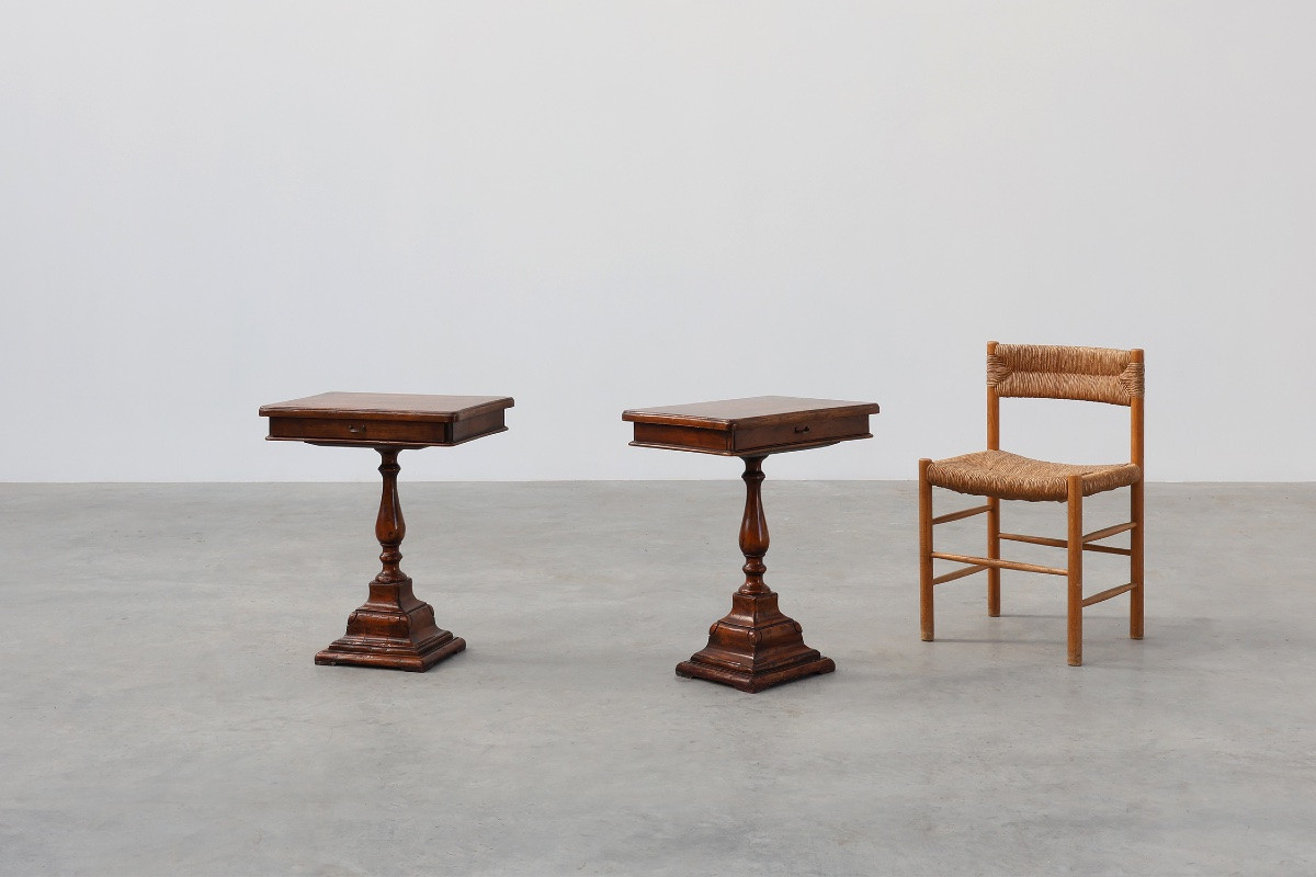 Pair Of 20th Century English George IV Style Bedside Tables-photo-4