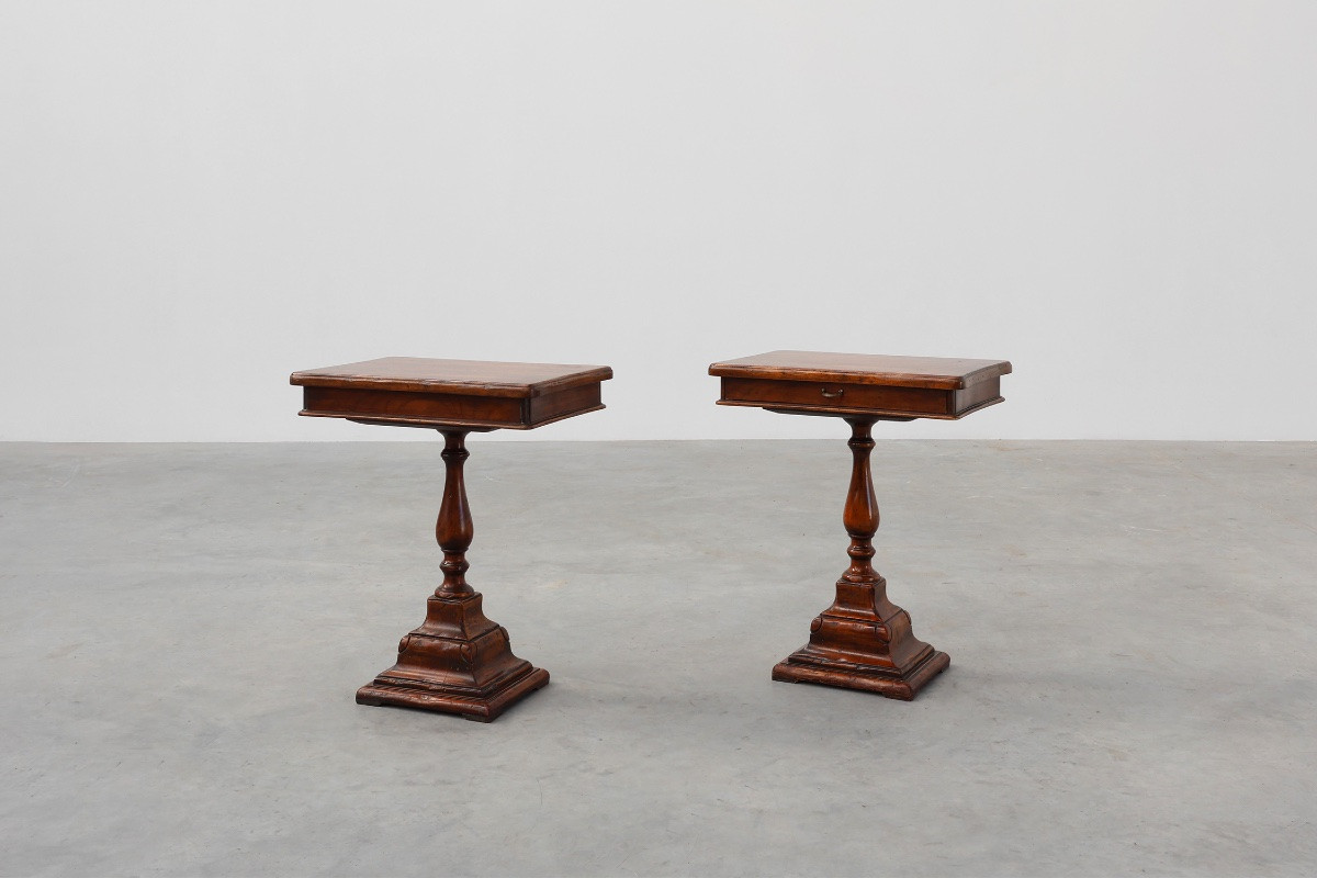 Pair Of 20th Century English George IV Style Bedside Tables-photo-5