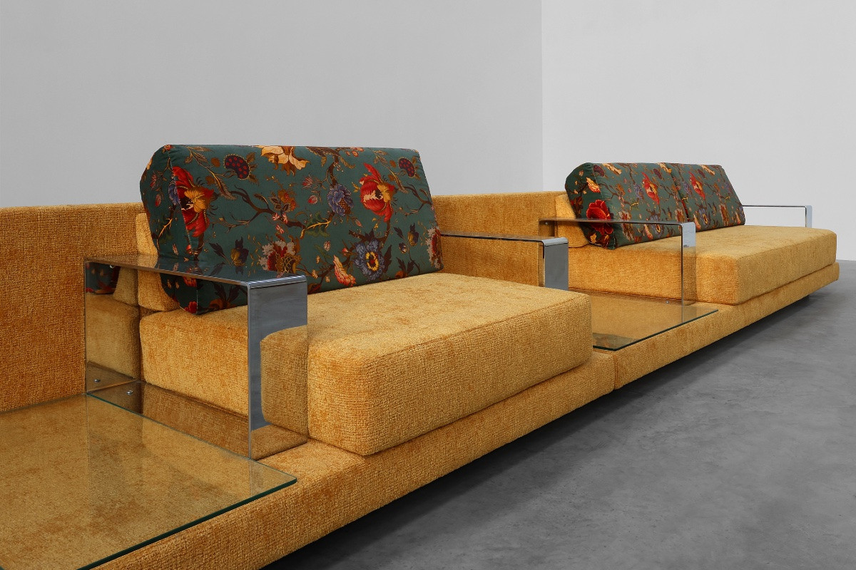 Ensemble de salon italien moderne du milieu du siècle, années 1960, lot de 2-photo-2