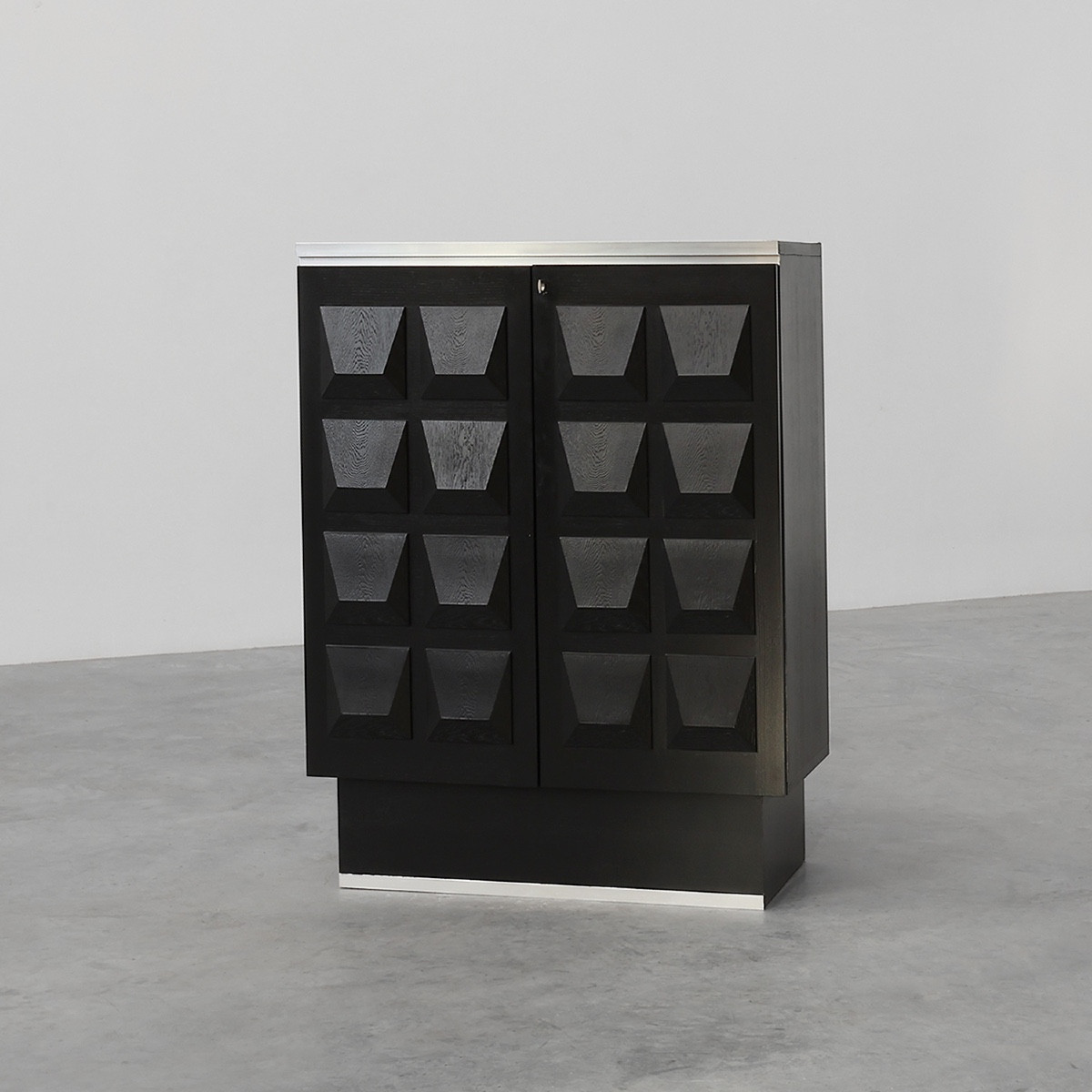 Brutalist Sideboard Or China Cabinet From The Mid-20th Century, Belgium, Circa 1970