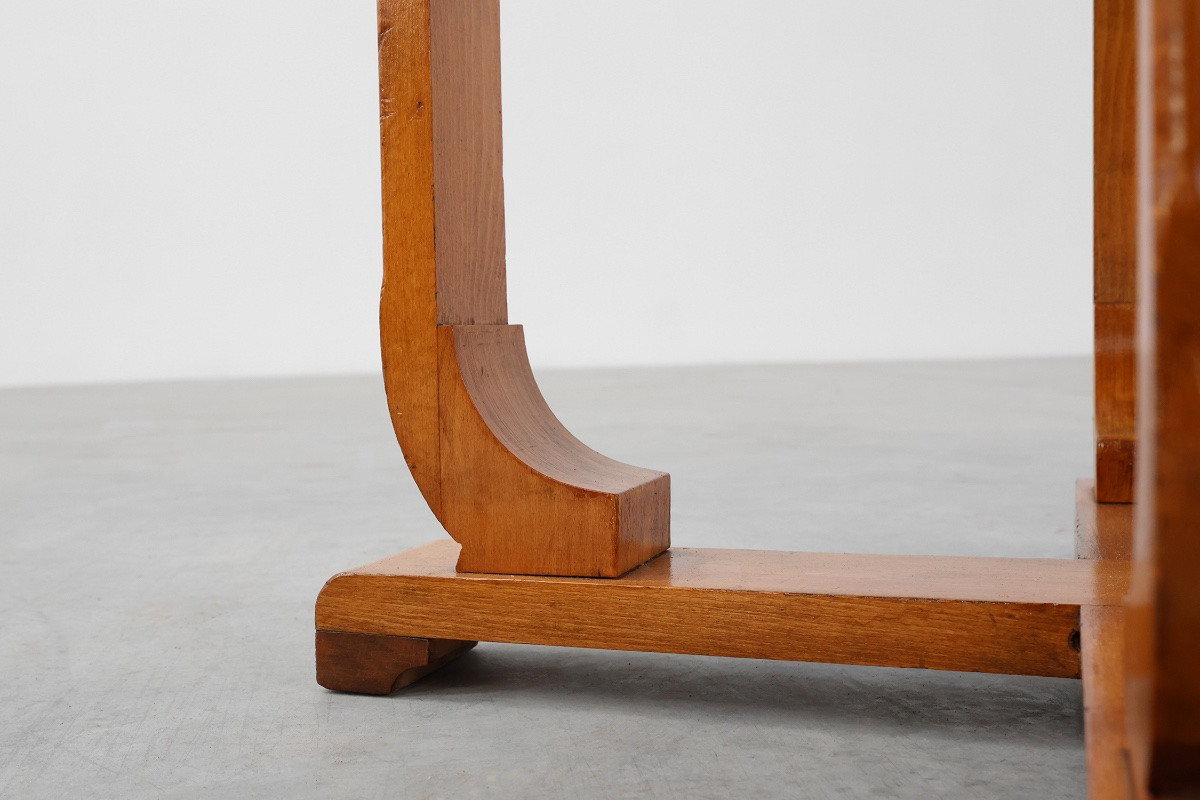 Belgian Art Deco Side Table With A Geometric Top, Circa 1920-photo-8