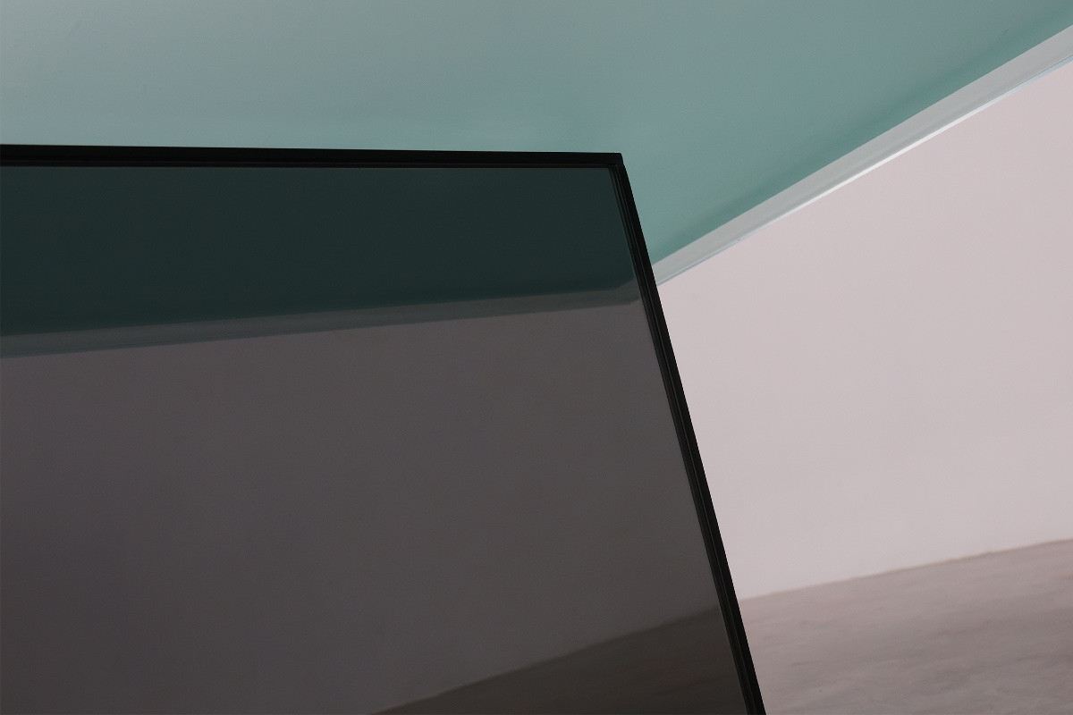 Table basse italienne en miroir et verre, signée Nanda Vigo pour Acerbis, 1971-photo-3