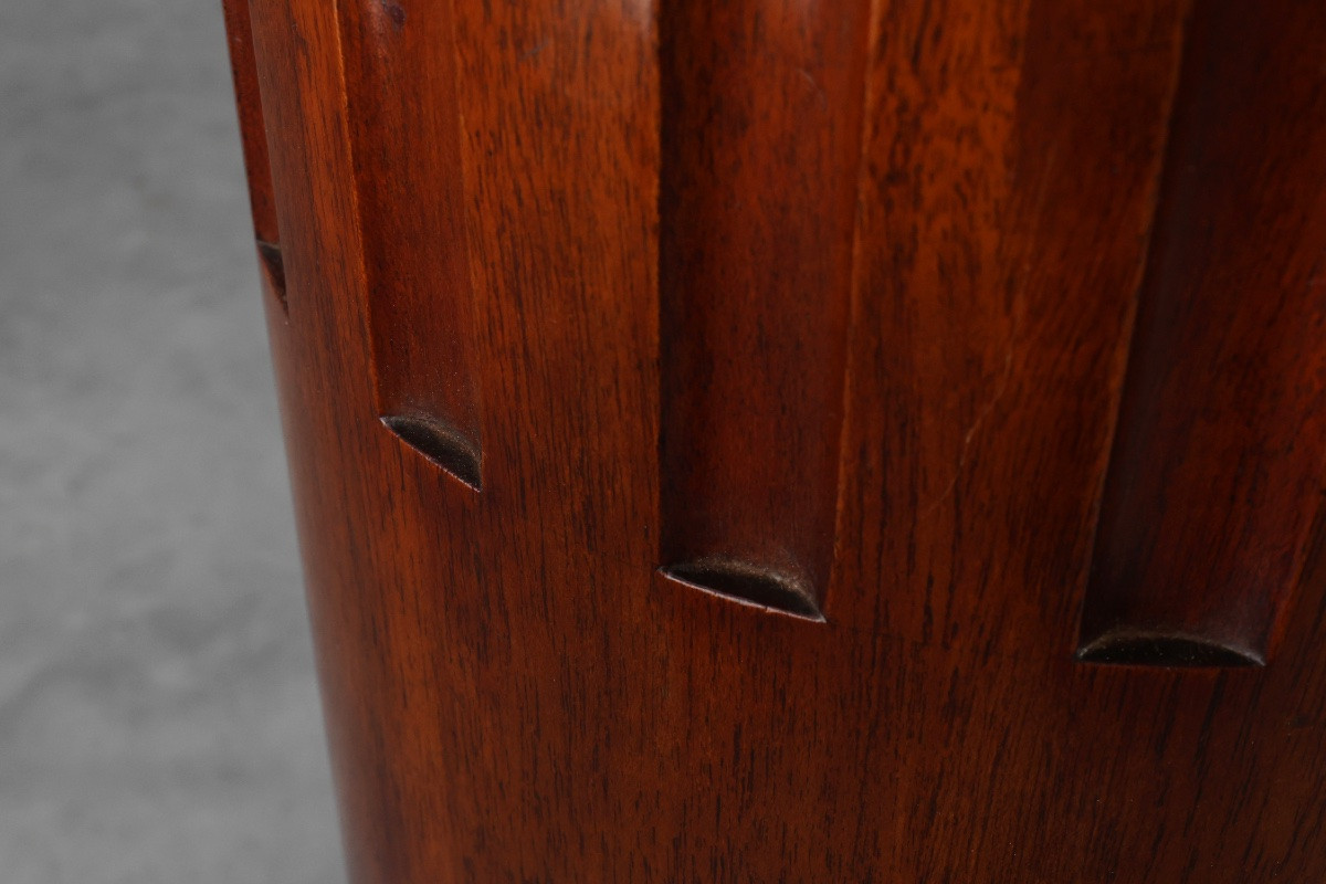 Art Deco Sculptural Base In Solid Wood, France, Circa 1925-photo-4