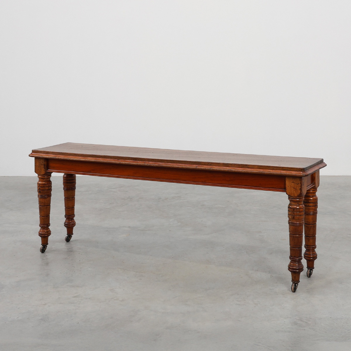 Large Walnut Console Table In The William IV Style, United Kingdom, Circa 1840