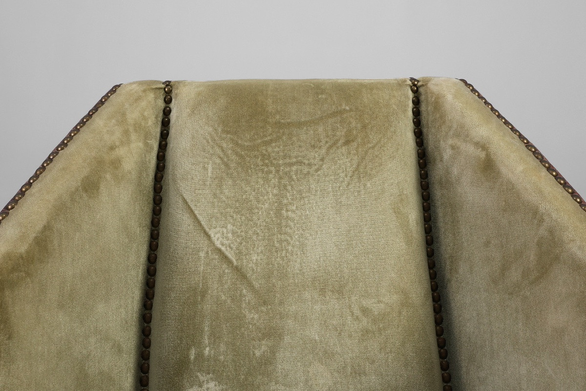 Fauteuil sculptural Art Déco, France, années 1930-photo-1