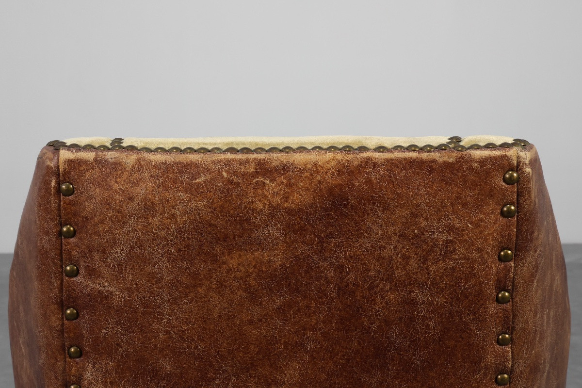 Fauteuil sculptural Art Déco, France, années 1930-photo-3