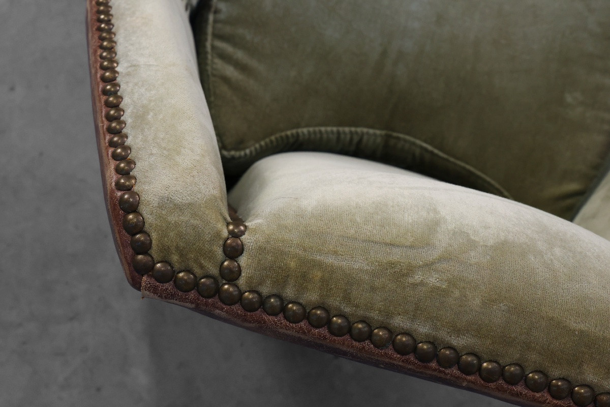 Fauteuil sculptural Art Déco, France, années 1930-photo-6