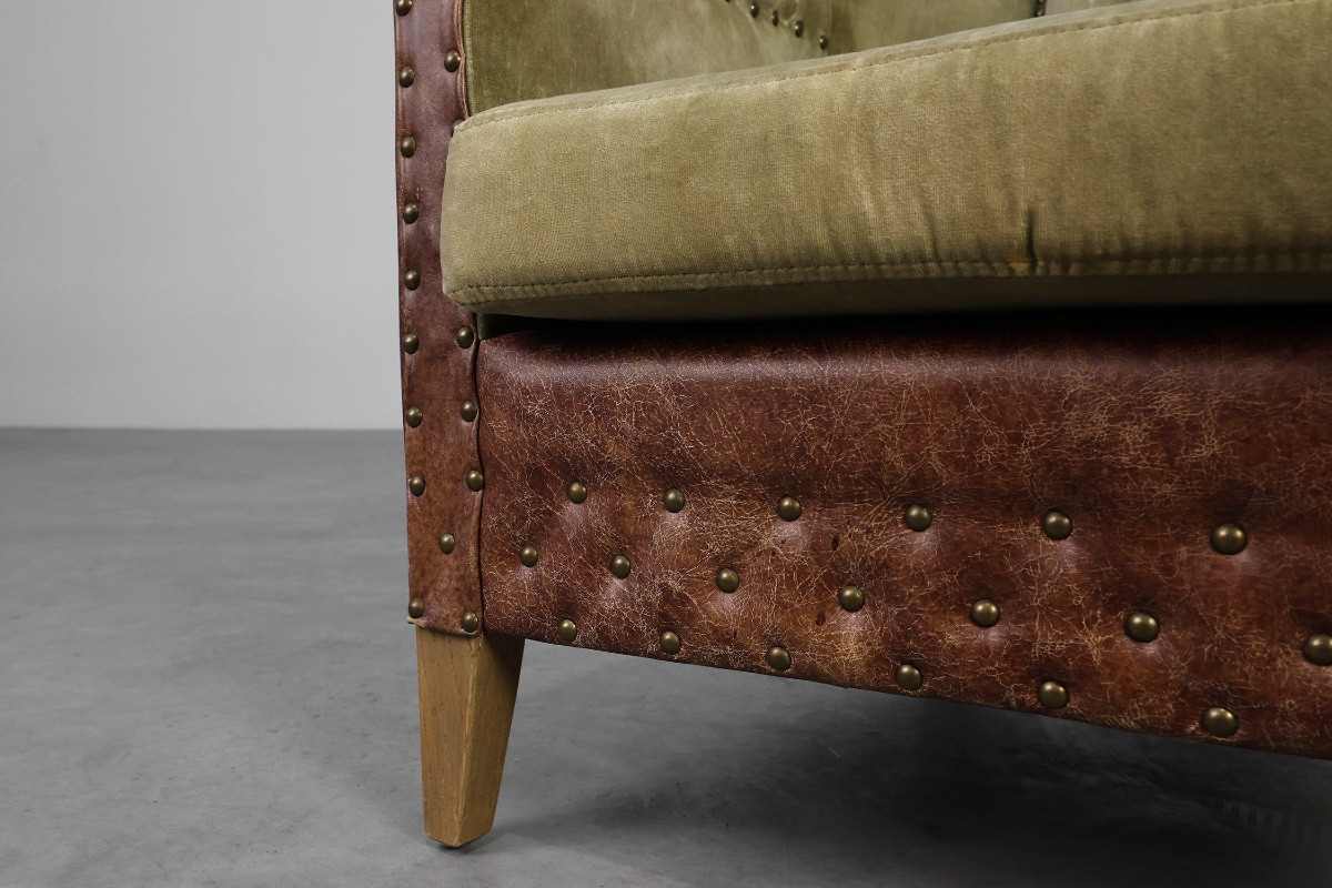 Fauteuil sculptural Art Déco, France, années 1930-photo-8