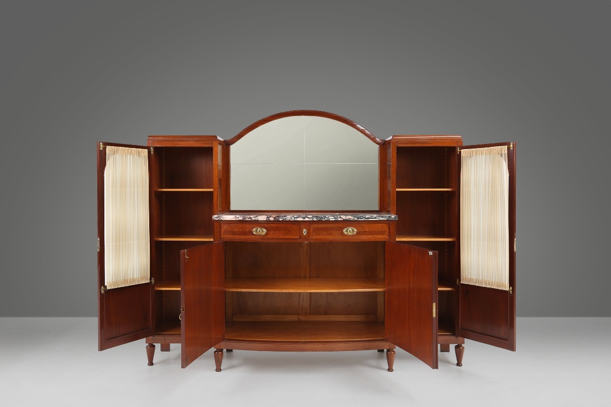 Art Deco Cabinet Attributed To De Coene, Belgium, 1930s-photo-2