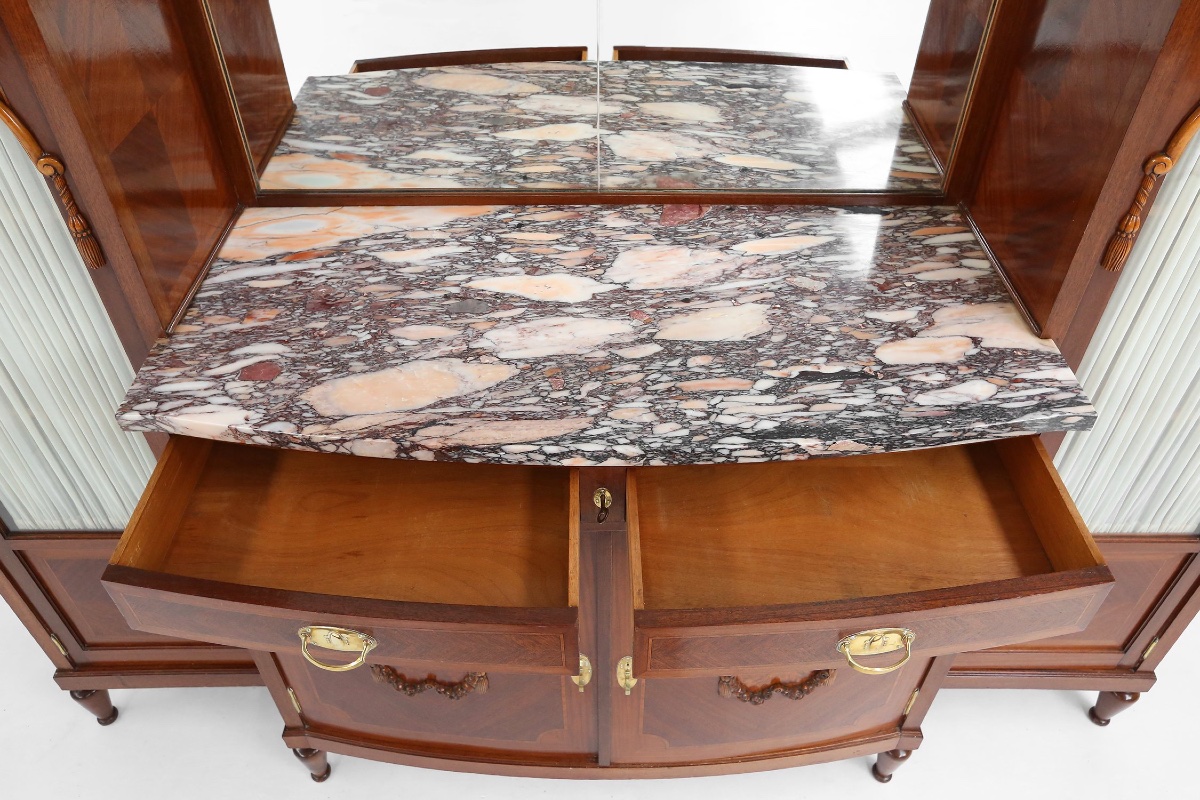 Art Deco Cabinet Attributed To De Coene, Belgium, 1930s-photo-4