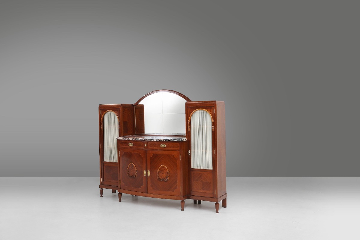 Art Deco Cabinet Attributed To De Coene, Belgium, 1930s-photo-2