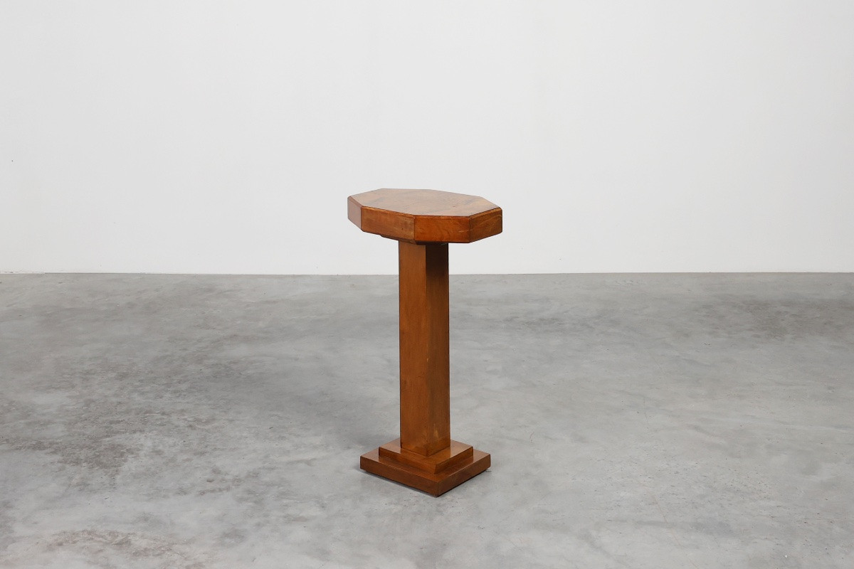 Art Deco Side Table With Drawers And Integrated Ashtray, France Circa 1925-photo-3